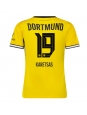 Ženske Nogometnih dresov Borussia Dortmund Konstantinos Karetsas #19 Domači 2026-27 Kratki rokavi Ženske Nogometnih dresov Borussia Dortmund Konstantinos Karetsas #19 Domači 2026-27 Kratki rokavi